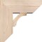 Ekena Millwork Imperial Slat Smooth Bracket w/ Offset Brace, Douglas Fir, 7 1/2"W x 18"D x 18"H BKT0806X18X18IMP06SDF - alternate 2